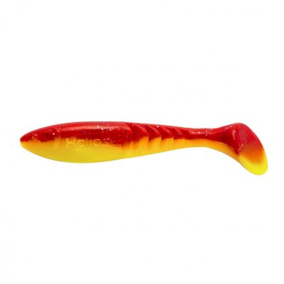 Виброхвост Helios Slash 2,64"/6,7 см, цвет Red Lemon 10 шт HS-19-050