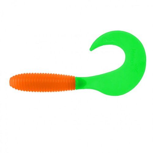Твистер Helios Credo 3,35"/8,5 см, цвет Orange & Green 7 шт HS-11-025
