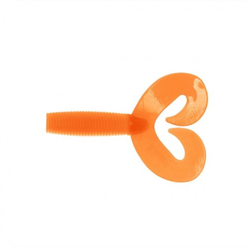 Твистер Helios Credo Double Tail 3,54"/9 см, цвет Orange 5 шт HS-28-024