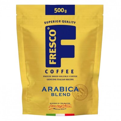 Кофе растворимый FRESCO Arabica Blend сублимированный 500 г 623017 (1)