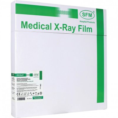 Рентгеновская пленка зеленочувствительная SFM X-Ray GF к-т 100 л 35х35 см 629108 630870 (1)