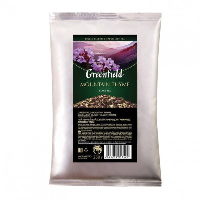 Чай листовой GREENFIELD Mountain Thyme черный с чабрецом 250 г 1142-15 621027 (1)