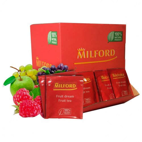 Чай MILFORD Fruit Dream фруктовый 200 пак в конвертах по 1,75 г 7025 РК 622125 (1)