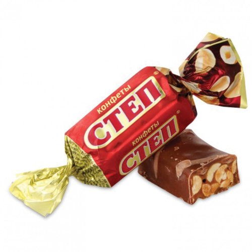 Конфеты шоколадные СЛАВЯНКА Золотой Степ с мягкой карамелью и арахисом 1000 г 622585 (1)
