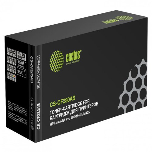 Картридж лазерный CACTUS CS-CF280AS для HP LaserJet Pro M401/M425 362038 (1)