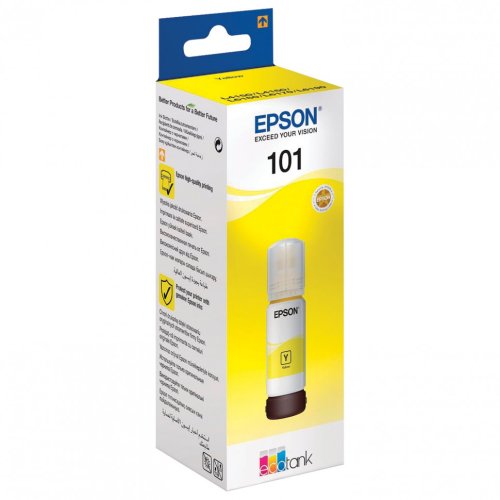 Чернила EPSON 101 T03V44 для СНПЧ L4150/ L4160/ L6160/ L6170/ L6190 желтые 363026 (1)