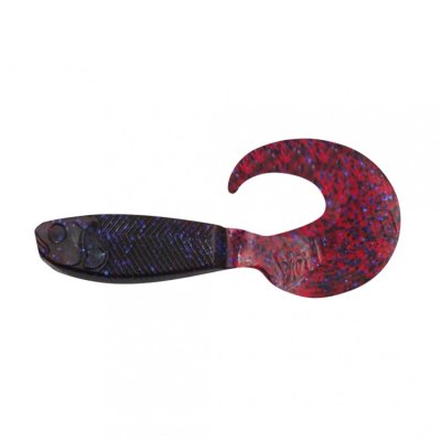 Твистер Yaman PRO Mermaid Tail, р.3 inch, цв. #04 - Grape (уп.10 шт) YP-MT3-04