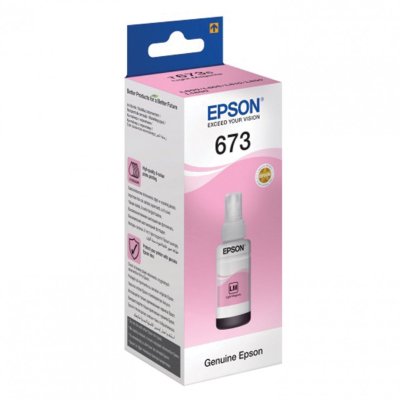 Чернила EPSON 673 T6736 для СНПЧ Epson L800/L805/L810/L850/L1800 светло-пурпурные 361046 (1)