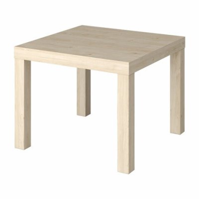Стол журнальный Лайк аналог IKEA (550х550х440 мм), дуб светлый, 641922 (1)