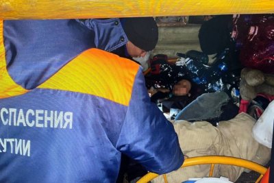 Женщину с кровотечением эвакуировали спасатели в Верхневилюйском районе