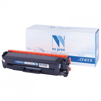Картридж лазерный NV PRINT NV-CF411X для HP голубой ресурс 5000 стр. 363424 (1)