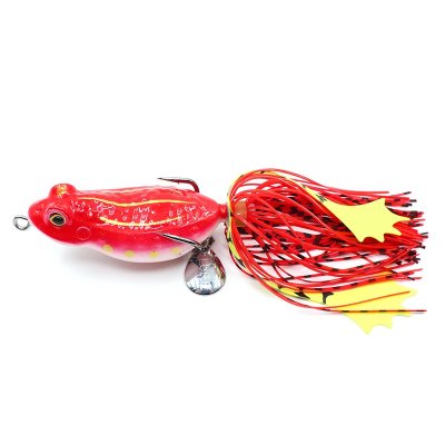 Лягушка-незацепляйка Namazu FROG с лапками, 65 мм, 16 г, цвет 01, YR Hooks (BN) #2 N-FL65-16-01