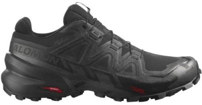 Кроссовки мужские Salomon SPEEDCROSS 6 GTX (Black/Black/Phantom) (Black/Black/Phantom USA 8.5 || UK 8 || RUS 41 || L41738600-8UK) Кроссовки для треккинга / Одежда, обувь и аксессуары | V4.Market