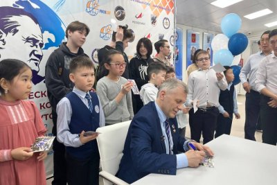 В Якутске школьники встретились с космонавтом, Героем России Андреем Борисенко