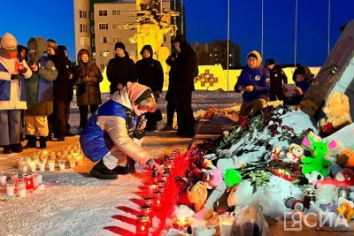 Якутск присоединился к акции «Мы вместе» в память жертв теракта в Подмосковье