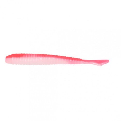 Слаг Yaman PRO Stick Fry, р.1,8 inch, цвет #27 - Red White (уп. 10 шт.) YP-SF18-27