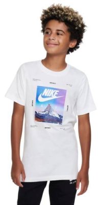 Футболка подростковая Nike Sportswear U Tee Photo (белый) (L; white (белый); DX1152-100-L) Футболки / Одежда, обувь и аксессуары | V4.Market