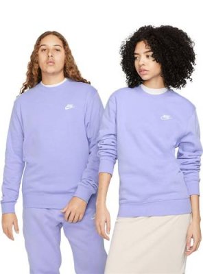 Толстовка мужская Nike Sportswear Club Fleece Crew (голубой) (L; light blue (голубой); BV2662-569-L) Толстовки, джемперы, свитеры, худи / Одежда, обувь и аксессуары | V4.Market