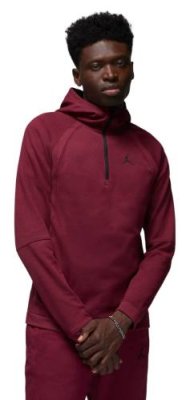 Толстовка мужская Jordan Sport AIR 1/2 Zip Hoodie (красный) (2XL; red (красный); DV1245-680-2XL) Толстовки, джемперы, свитеры, худи / Одежда, обувь и аксессуары | V4.Market