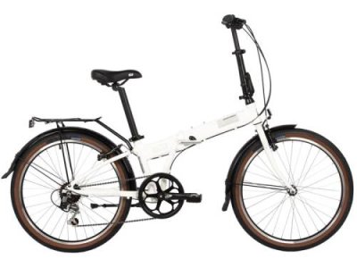 Складной велосипед Novatrack Vortex 6.V 24, год 2024, цвет Белый