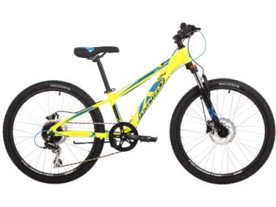 Подростковый велосипед Novatrack Extreme HD 24, год 2024, цвет Зеленый, ростовка 11