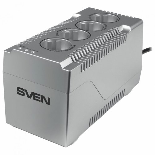 Стаблилизатор SVEN VR-F1000 320 Вт 184-285 В 4 евророзетки SV-018818 354892 (1)