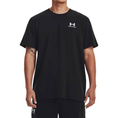 Футболка мужская Under Armour UA LOGO EMB HEAVYWEIGHT SS-BLK (001) (SM(46-48); черный; 1373997-001-SM) Футболки / Одежда, обувь и аксессуары | V4.Market