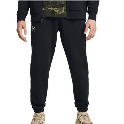 Брюки мужские Under Armour UA Essential Fleece Jogger-BLK (001) (SM(46-48); черный; 1373882-001-SM) Брюки / Одежда, обувь и аксессуары | V4.Market