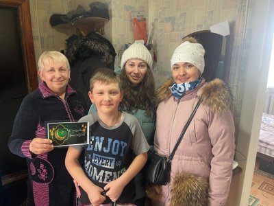 Татаро-башкирская община посетила семьи в Айхале