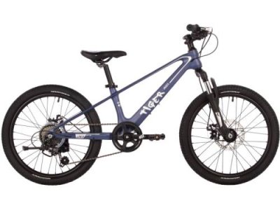 Детский велосипед Novatrack Tiger Pro 20, год 2024, цвет Синий
