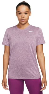 Футболка женская Nike Dri-FIT Tee (Пурпурный) (L; purple (фиолетовый); DX0687-503-L) Футболки / Одежда, обувь и аксессуары | V4.Market