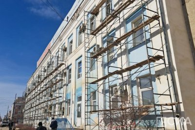 В преддверии международных игр «Дети Азии» в Якутске начался ремонт фасадов