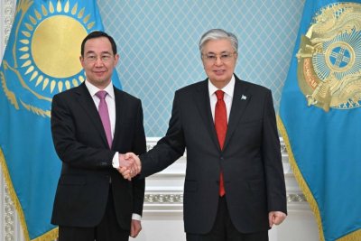 Глава Якутии и президент Казахстана обсудили перспективные направления сотрудничества республик