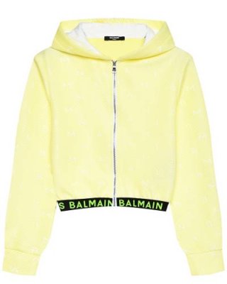 Спортивная куртка с капюшоном, желтая Balmain / Спортивные куртки | Одежда, обувь и аксессуары | V4.Ru: Маркетплейс