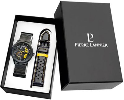 fashion наручные  мужские часы Pierre Lannier 385C449. Коллекция Paddock