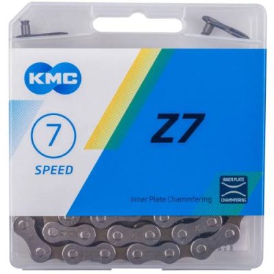 Kmc Цепь KMC Z7 1/2х3/32 114 звен. 7скор.			, цвет Серебристый / Велосипеды Запчасти | Спорт и отдых | V4.Ru: Маркетплейс