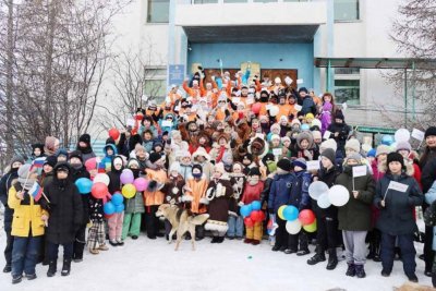 Эстафету огня VIII Игр «Дети Азии» встретил Нижнеколымский район Якутии