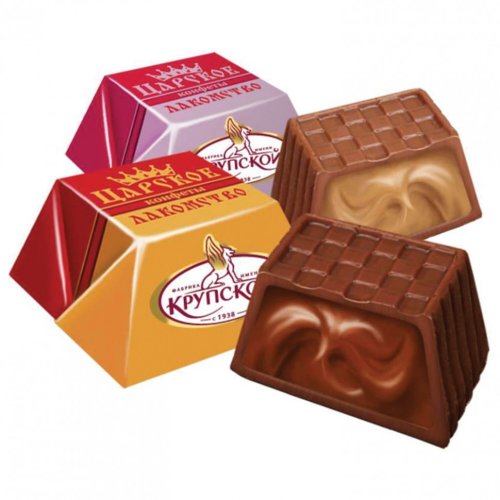 Конфеты шоколадные ФАБРИКА ИМ КРУПСКОЙ Царское лакомство с начинками 1000 г 622591 (1)