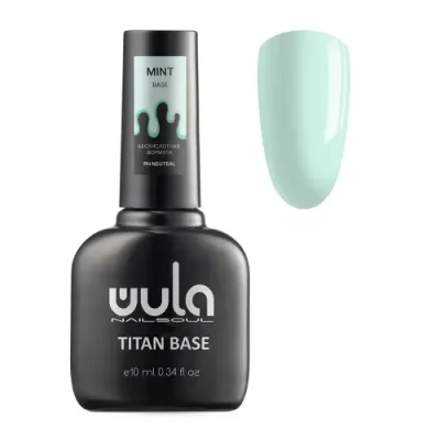 WULA NAILSOUL База повышенной адгезии, тон mint / Wula UV Titan base coat 10 мл / Базы | Товары для красоты | V4.Ru: Маркетплейс