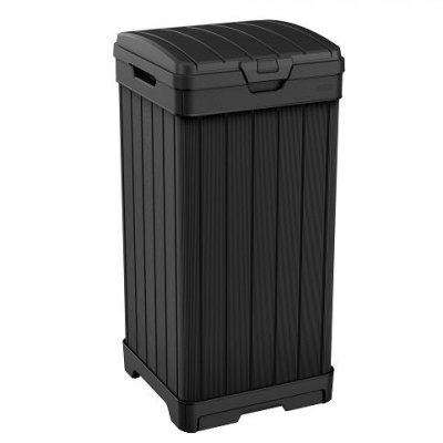 Мусорный бак Keter Baltimore waste bin 125 L темно-серый Мусорные баки / Дача, сад и огород | V4.Market