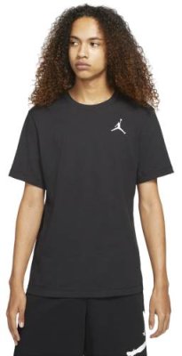 Футболка мужская Jordan Jumpman Embroidered Short Sleeve Crew (L; black (черный); DC7485-010-L) Футболки / Одежда, обувь и аксессуары | V4.Market