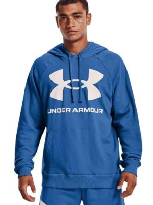 Толстовка мужская Under Armour UA Rival Fleece Big Logo HD (XS; 44-46; blue (синий); 1357093-474-XS) Толстовки, джемперы, свитеры, худи / Одежда, обувь и аксессуары | V4.Market