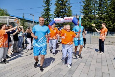 Эстафета огня VIII игр «Дети Азии» прошла в Усть-Майском районе Якутии