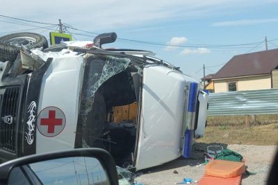 В Якутске автомобиль скорой помощи попал в ДТП. Пострадали четверо / ЯСИА Якутск  Республика Саха (Якутия)