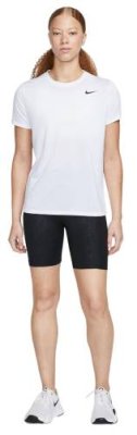 Футболка женская Nike Dri-FIT Tee (Белый) (L; white (белый); DX0687-100-L) Футболки / Одежда, обувь и аксессуары | V4.Market