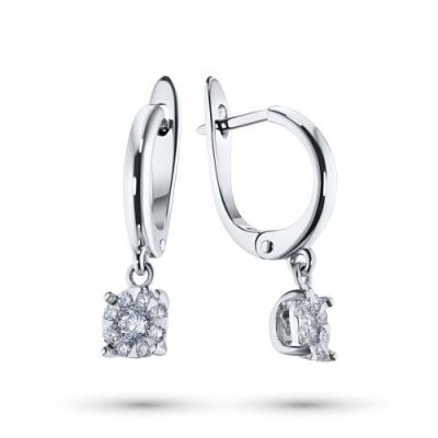 Серьги из серебра э0612сг10153800_white / Серьги | Одежда, обувь и аксессуары | V4.Ru: Маркетплейс