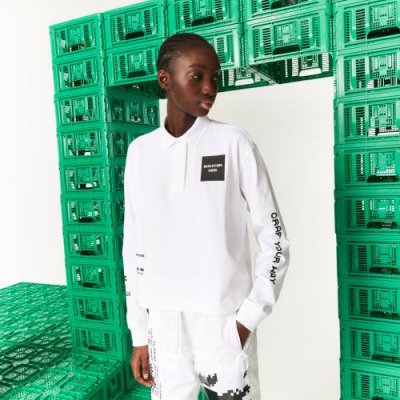 Женское поло Lacoste L!VE x Minecraft Oversize Fit / Поло | Одежда, обувь и аксессуары | V4.Ru: Маркетплейс