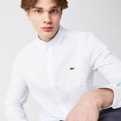 Мужская рубашка Lacoste Slim Fit / Рубашки | Одежда, обувь и аксессуары | V4.Ru: Маркетплейс