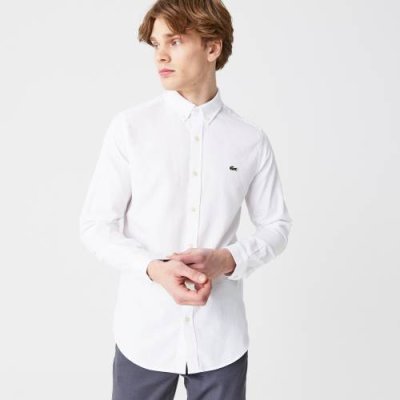 Мужская рубашка Lacoste Slim Fit / Рубашки | Одежда, обувь и аксессуары | V4.Ru: Маркетплейс