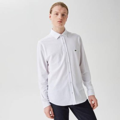 Мужская рубашка Lacoste Slim Fit / Рубашки | Одежда, обувь и аксессуары | V4.Ru: Маркетплейс